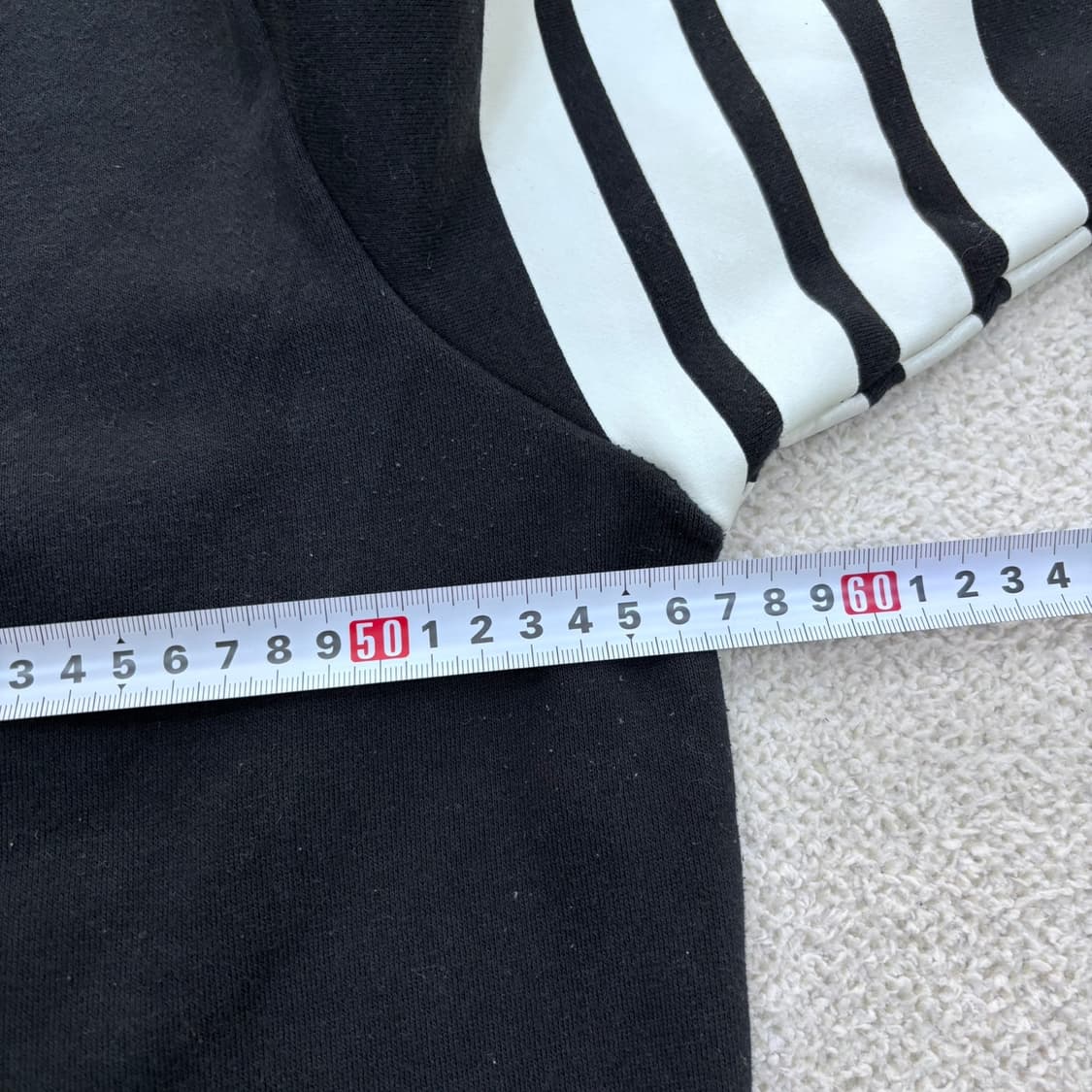 실측확인 빈티지 스트라이프 맨투맨 0326E 상품이미지6