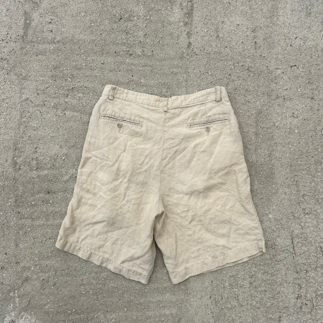 [32] 90s 폴로 린넨 숏팬츠 상품이미지2