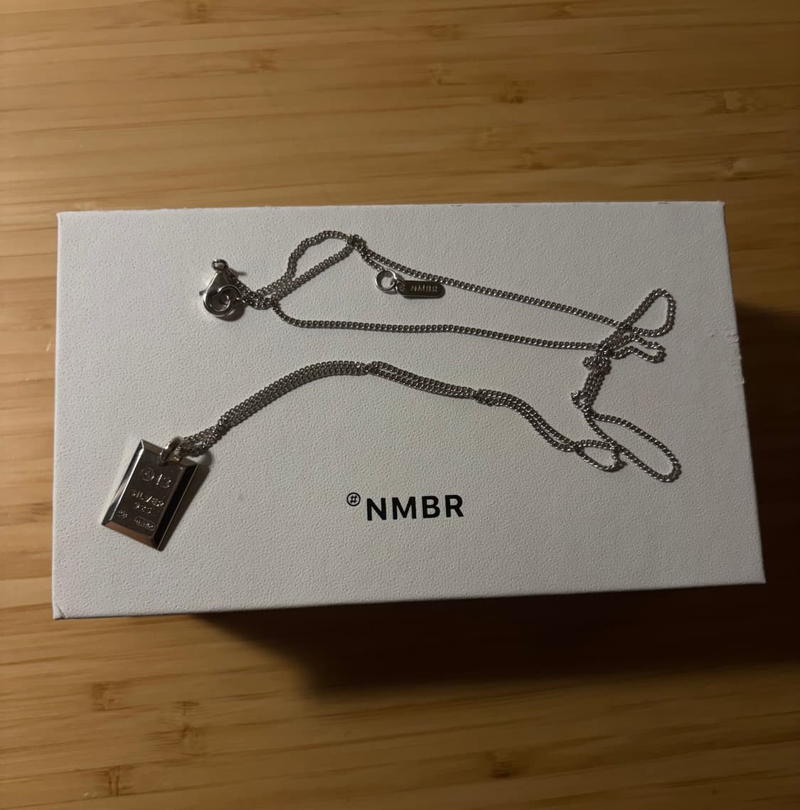 NMBR 넘버링 #7727 실버 925 목걸이 상품이미지1