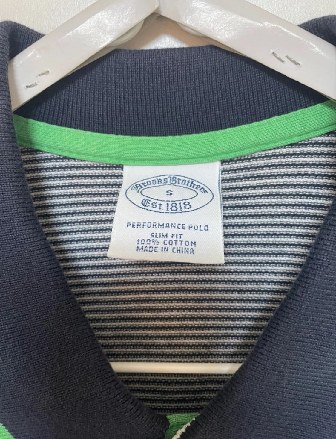 브룩스 브라더스 스트라이프 폴로티 S 상품이미지2