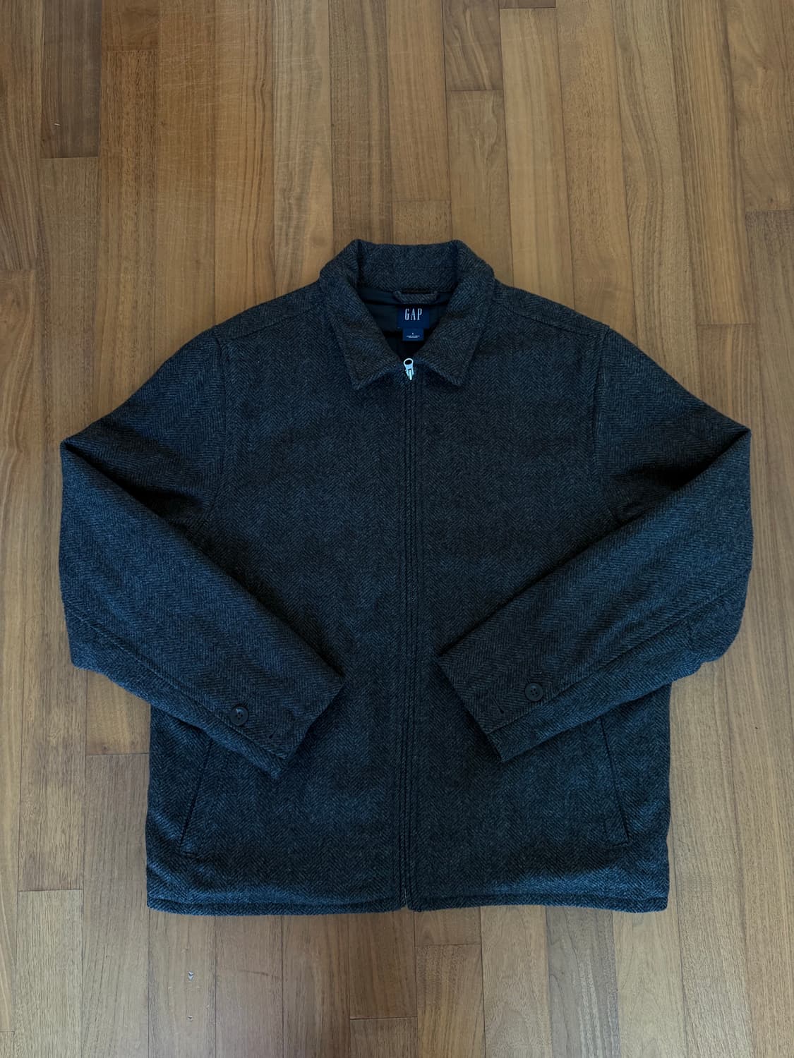 [L] 00‘s Gap padded 헤링본 자켓 상품이미지1