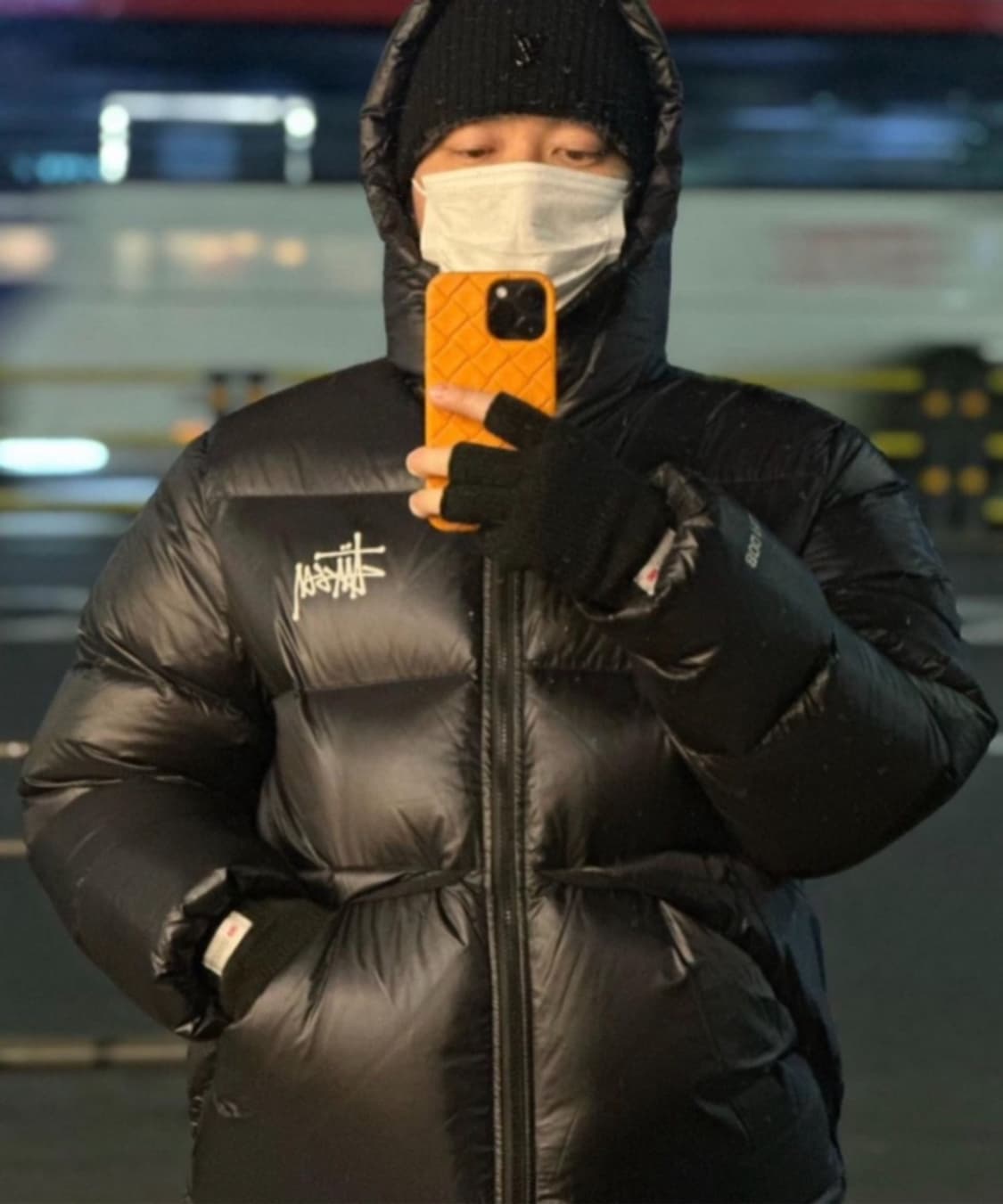 스투시 마이크로 립스탑 푸퍼 자켓 패딩 S 정품 상품이미지9