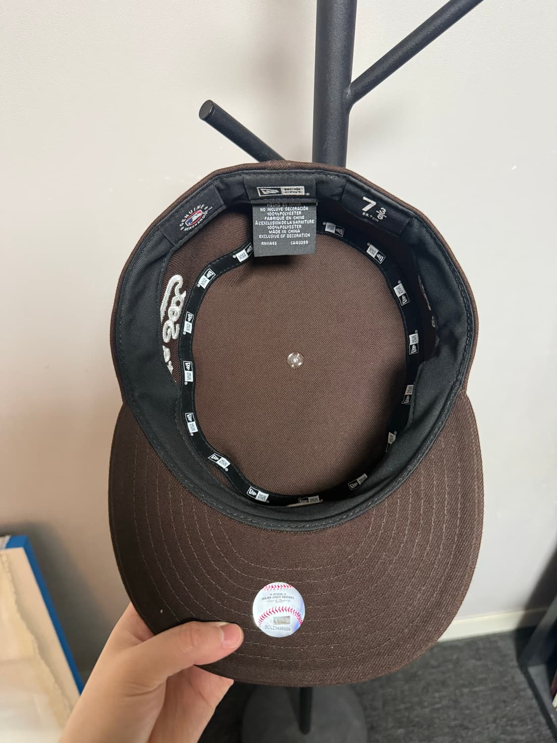 MLB 시카고 화이트삭스 필박스 피티드캡 번트 우드 상품이미지4