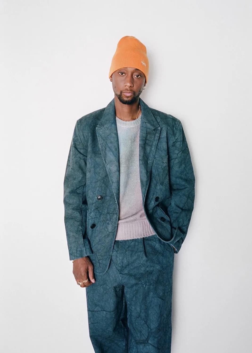 [XL] 스투시 워크기어 더블브레스티드 캔버스 블레이저 자켓 상품이미지5