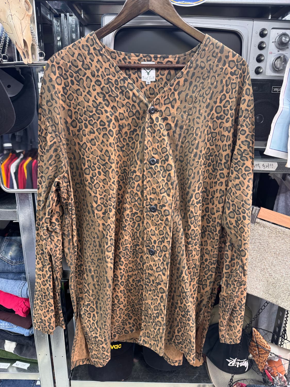 남이서팔 레오파드 긴팔 아미셔츠 상품이미지1