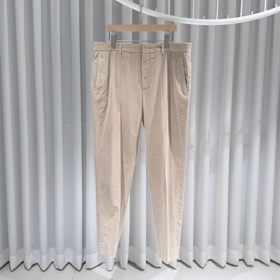 (A+/52) / 로로피아나 코듀로이 코튼 팬츠 아이보리 상품이미지1