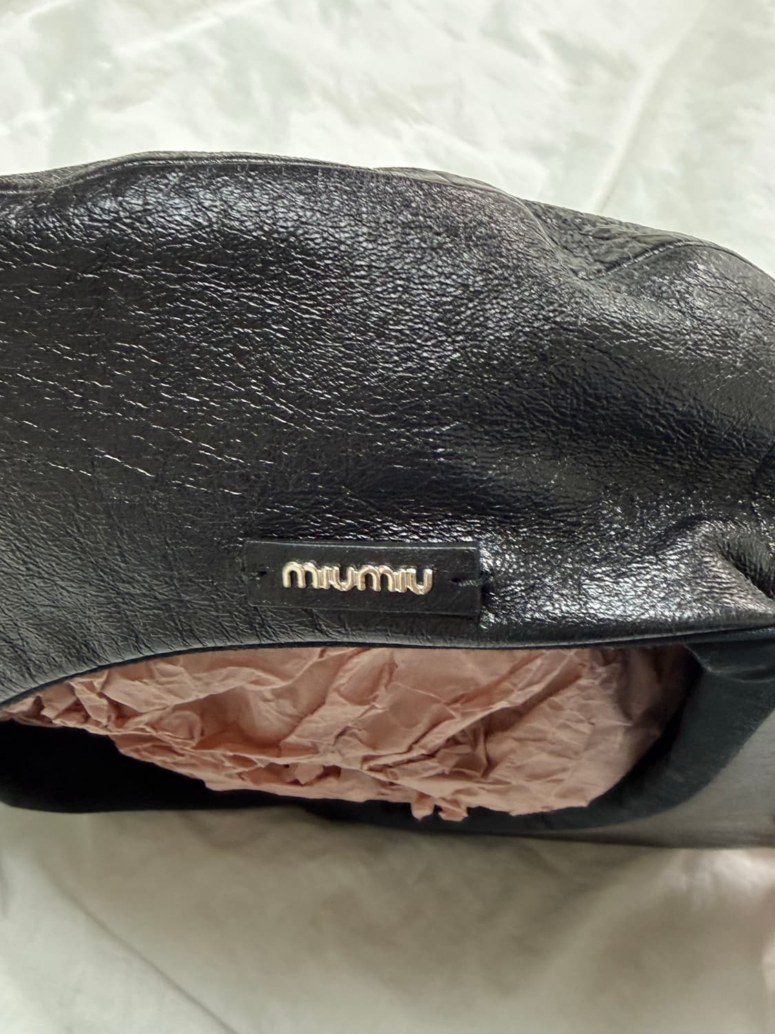 [S] 미우미우 나파레더 햇 상품이미지4