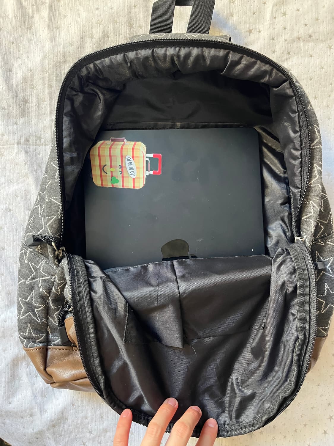 르꼬끄 스웻 셔츠 재질 별패턴 백팩  상품이미지9
