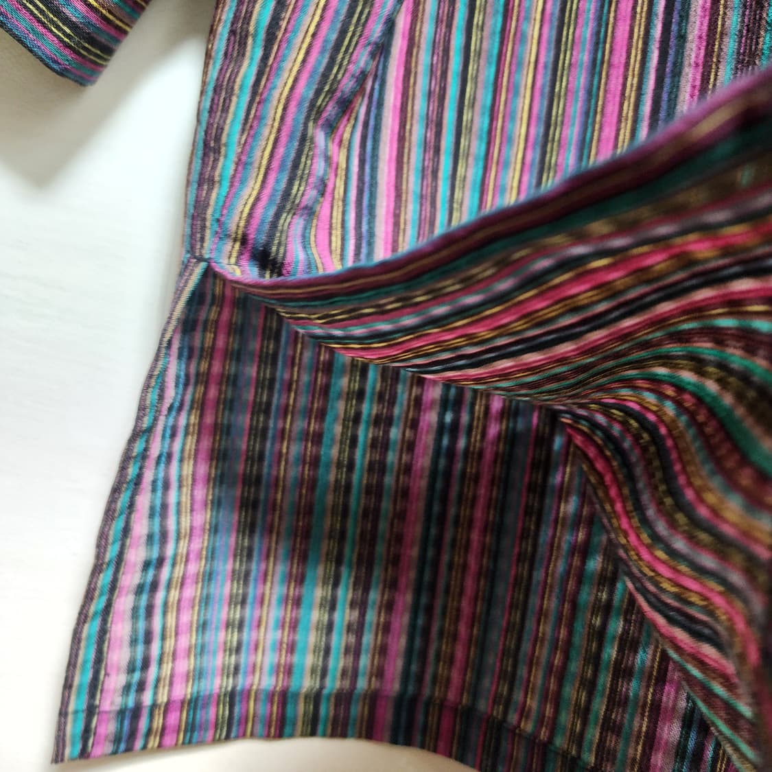 세로선 지짐이 블라우스 상품이미지5