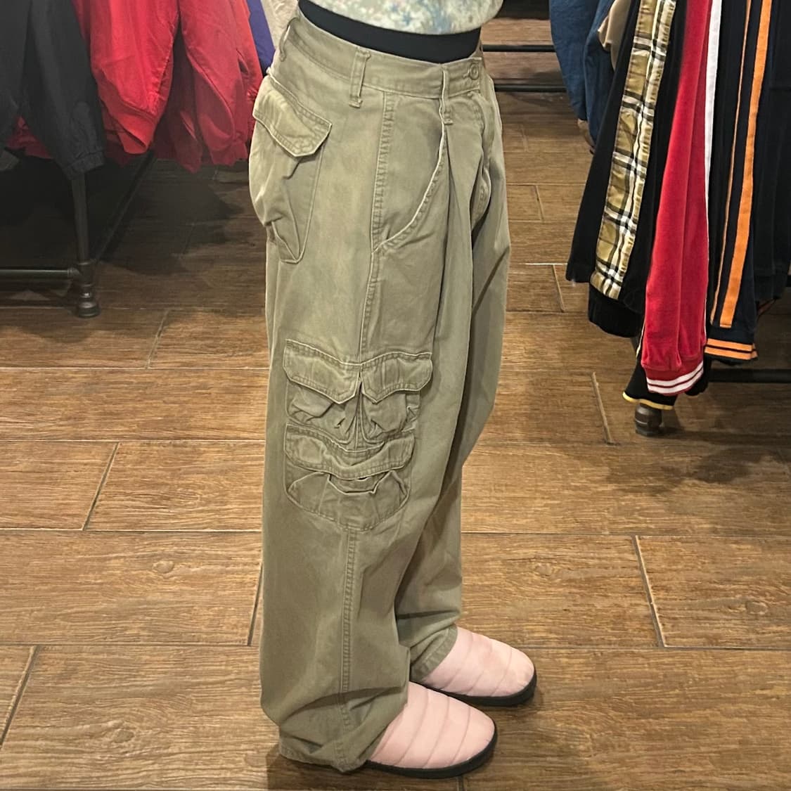 [HI] 랭글러 카고 팬츠 베이지 상품이미지3