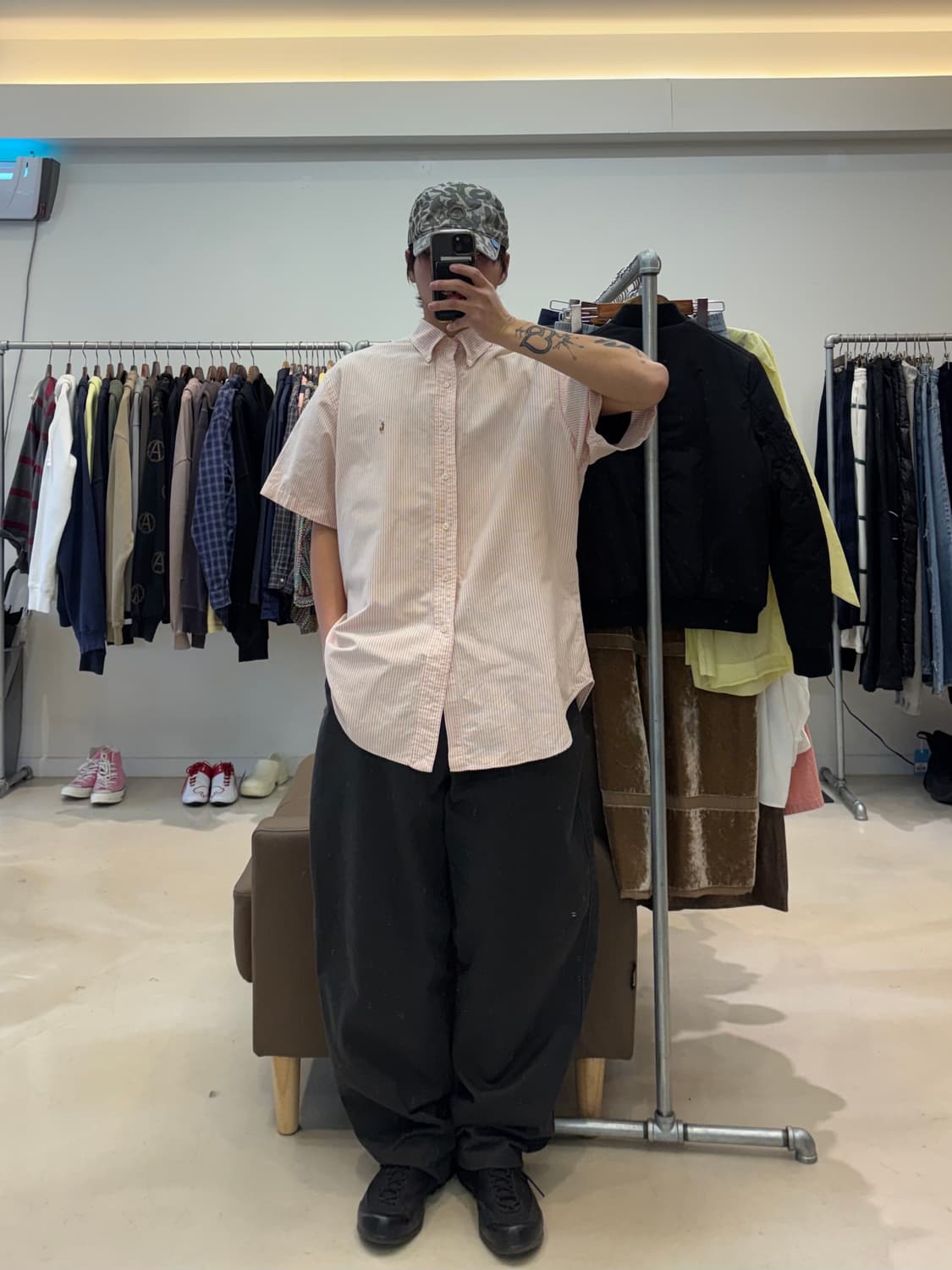 폴로 랄프로렌 스트라이프 반팔 셔츠 상품이미지9