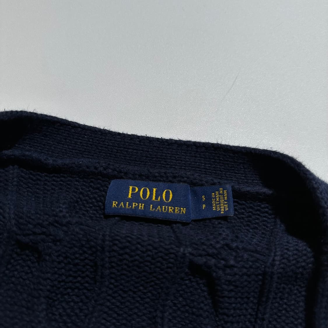 폴로 랄프로렌 포니로고 포켓 케이블 크롭 가디건 상품이미지3