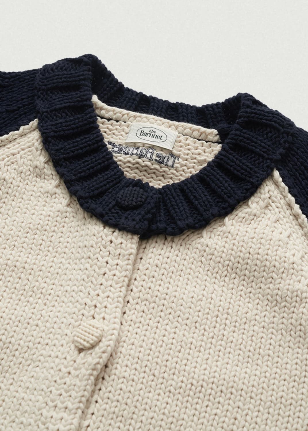 더바넷 바시티 니트 가디건 상품이미지7