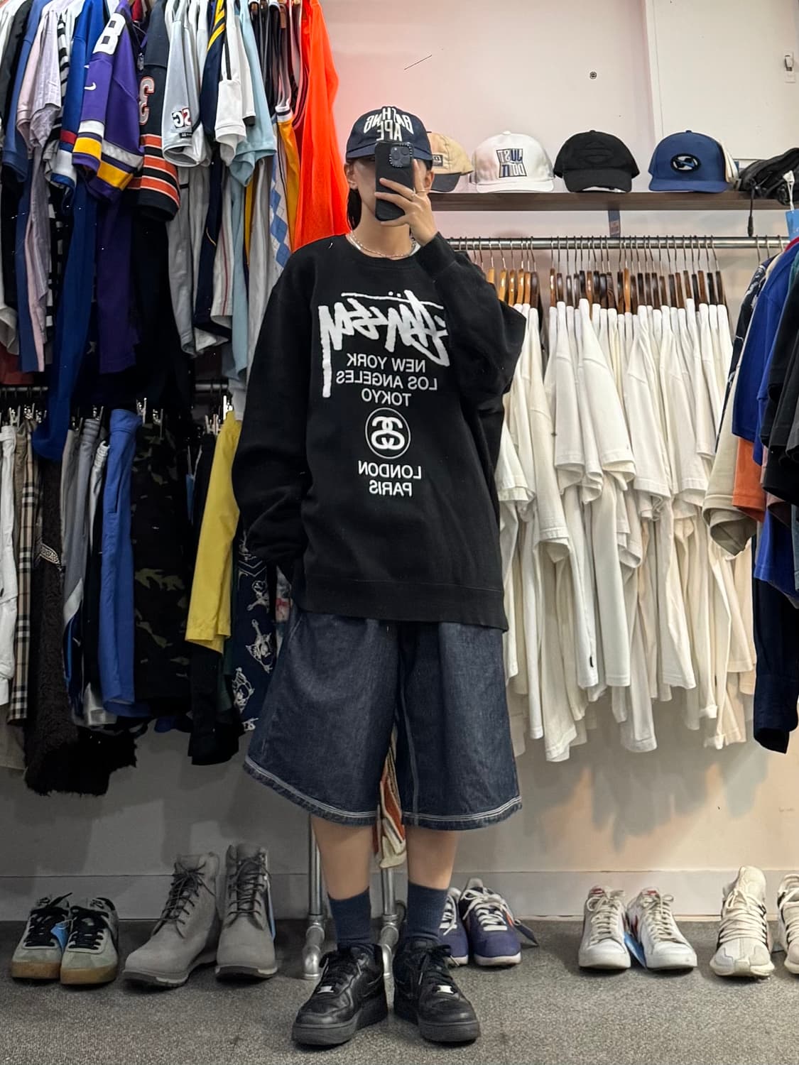 스투시 월드투어 크루넥 상품이미지7
