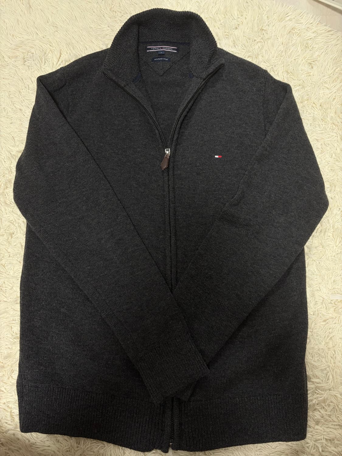 타미힐피거 니트집업 가디건 S 상품이미지1