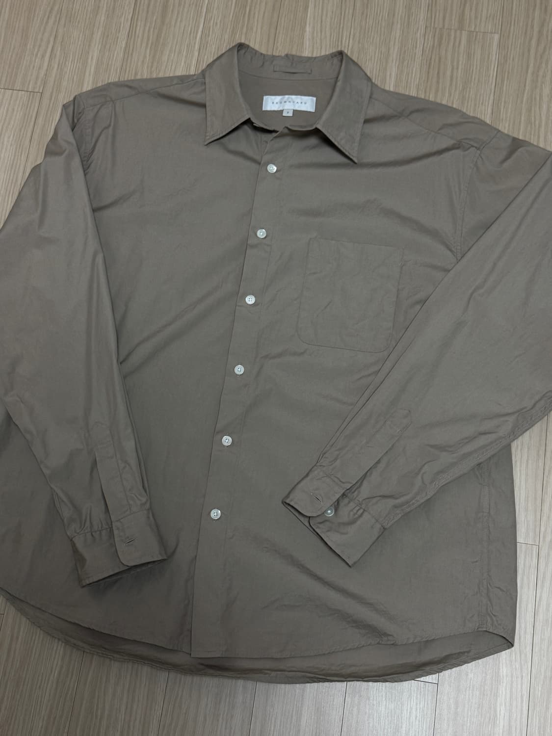 브라운야드 스테디 셔츠 카키베이지 2 상품이미지1