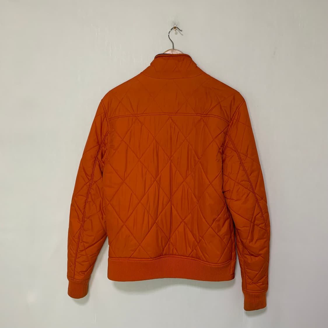 타미힐피거 퀼팅 점퍼 오렌지 경량 패딩 M 상품이미지8