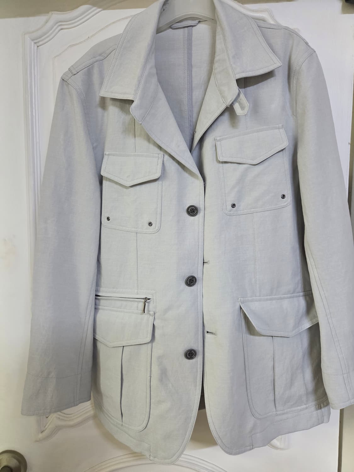 MACCHIO 오프화이트그레이 워크웨어자켓 상품이미지1