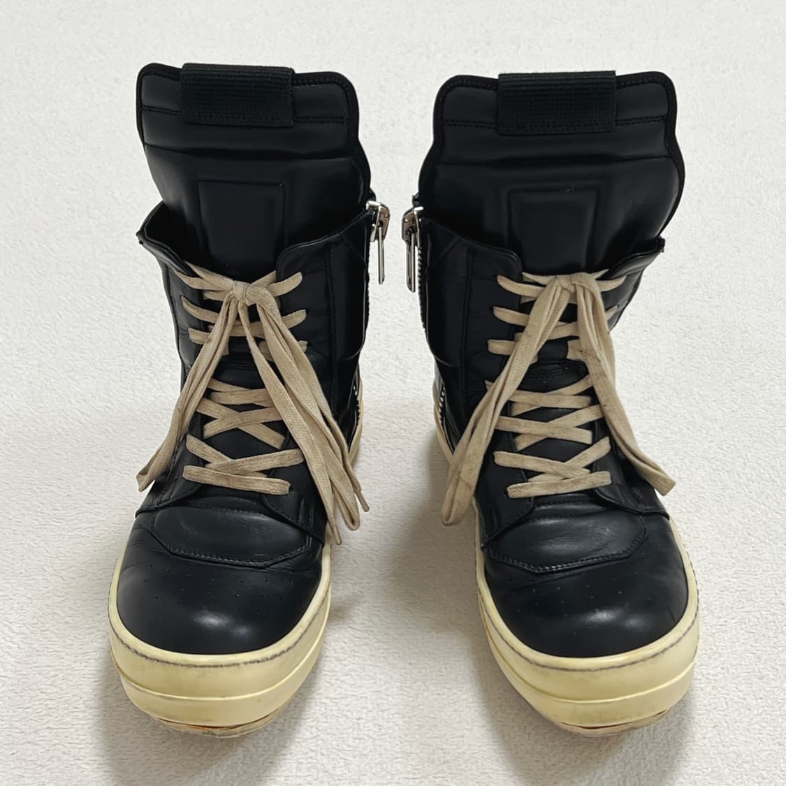 릭오웬스 16FW 지오바스켓 모노크롬 LPO 검검흰 상품이미지2