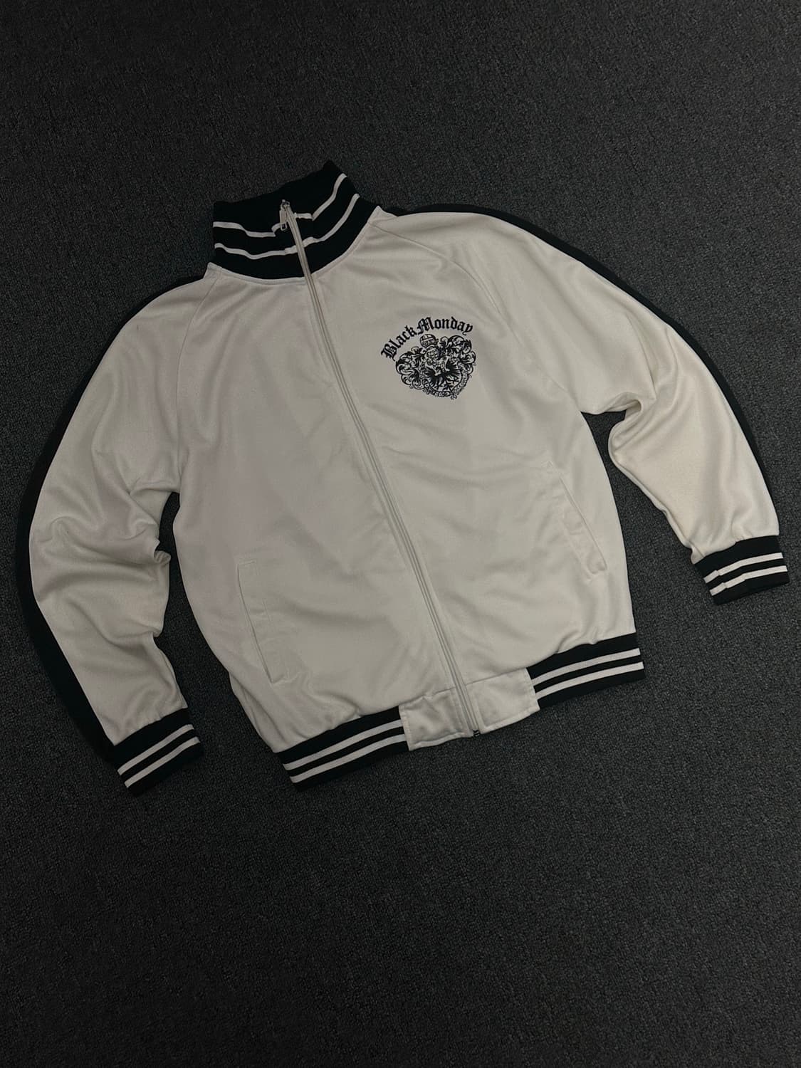 L)barcodes 빈티지 트랙탑 집업 져지 상품이미지3