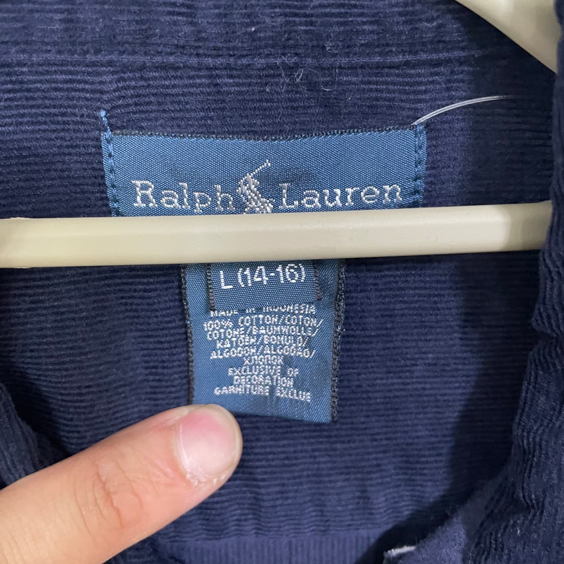 폴로랄프로렌 네이비 셔츠 상품이미지3