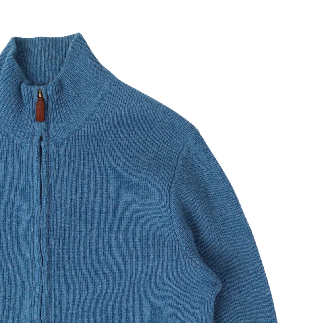 폴로 랄프로렌 블루 엘보우 레더패치 램스울 니트 가디건 상품이미지2