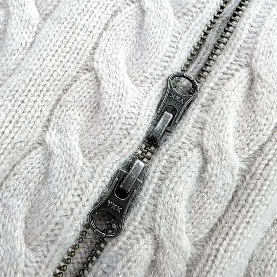 Brunello Cucinelli 캐시미어 꽈배기 집업 니트 95 상품이미지4