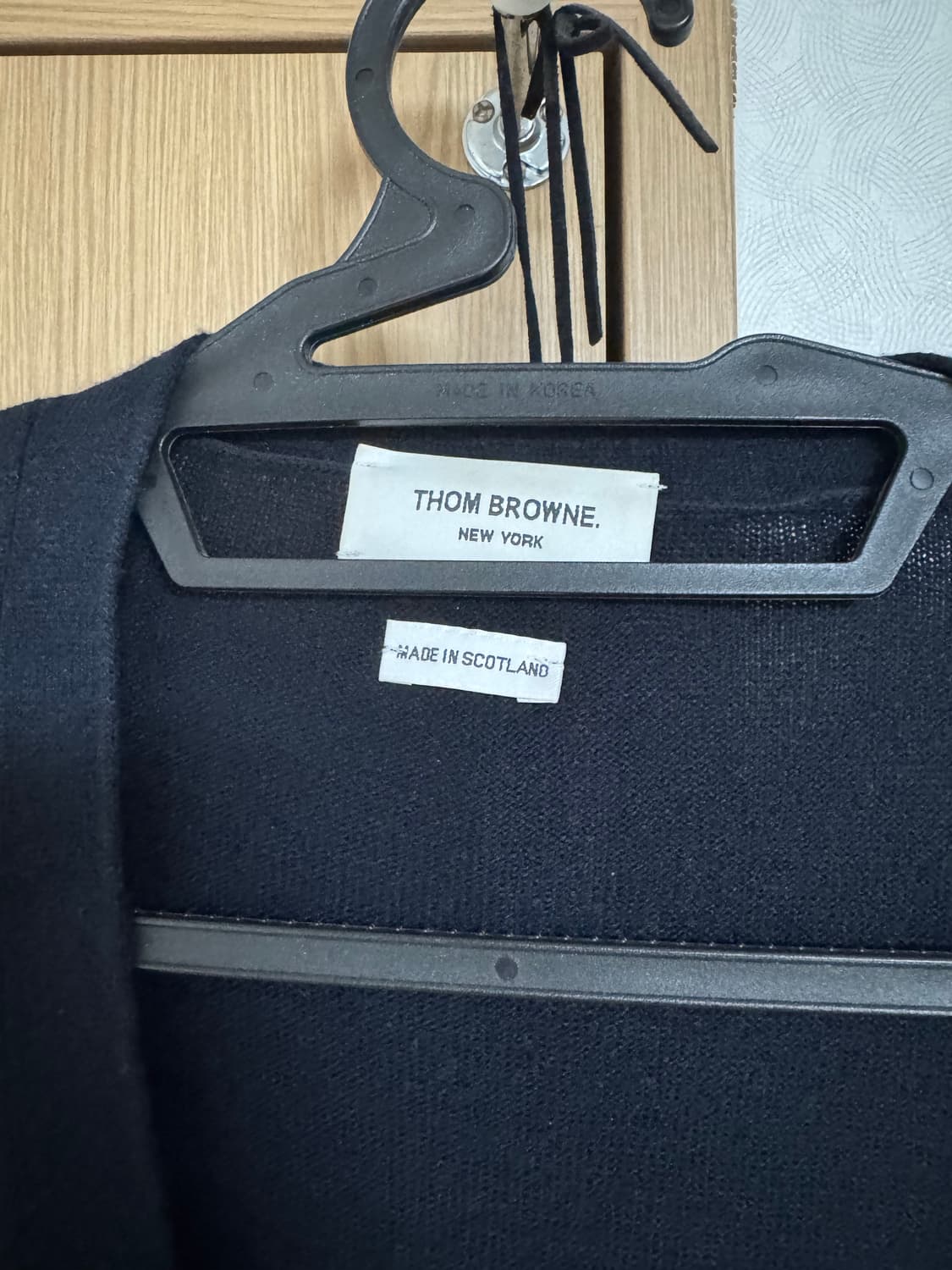 톰브라운 남성 네이비 가디건 상품이미지2