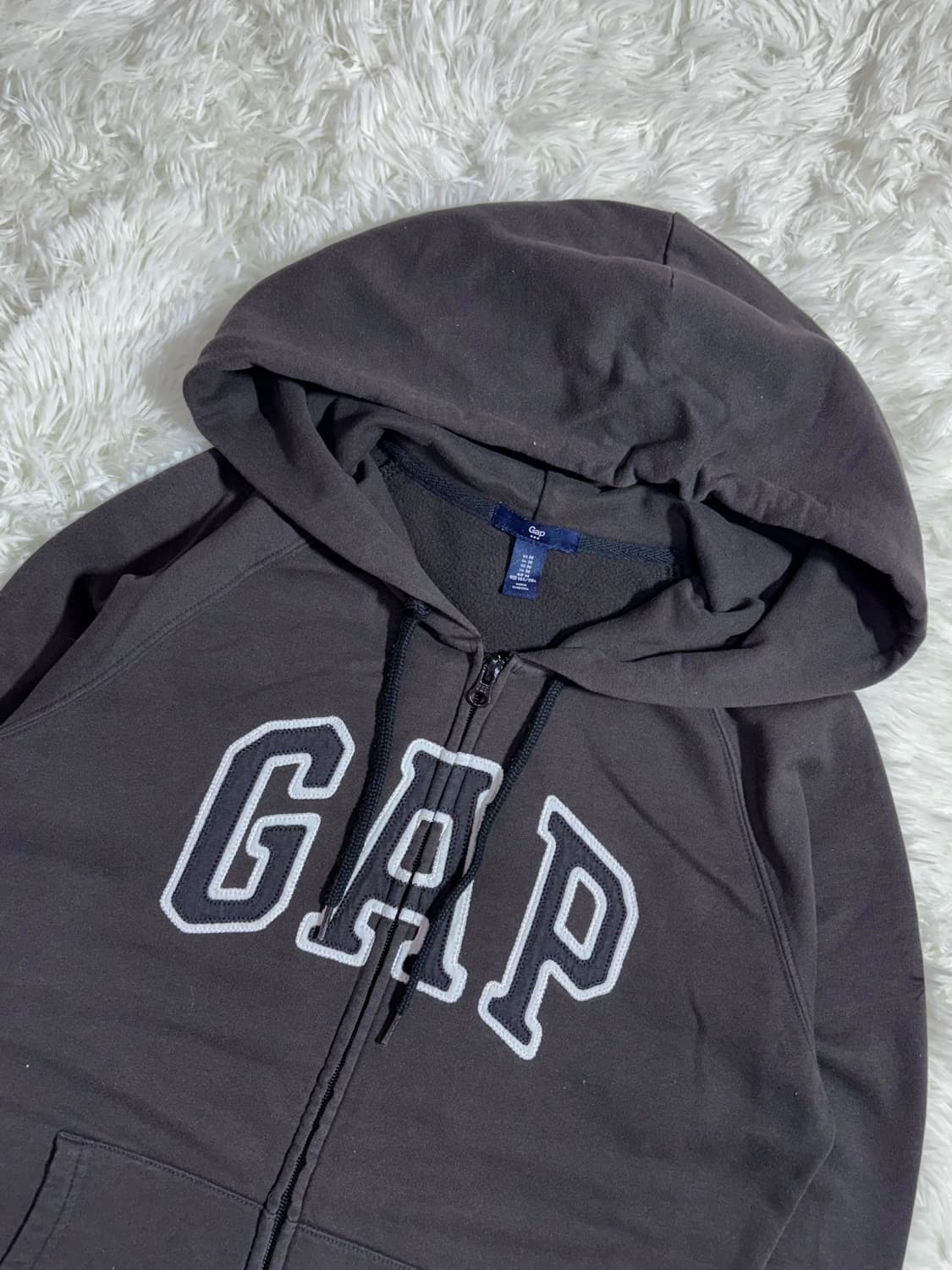 GAP 갭 초코브라운 빅로고 후드집업  상품이미지4