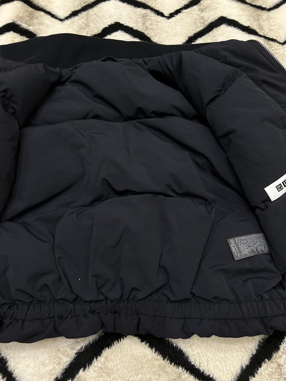 [S]유니클로U 르메르 퍼프테크 숏 패딩/블랙 상품이미지3