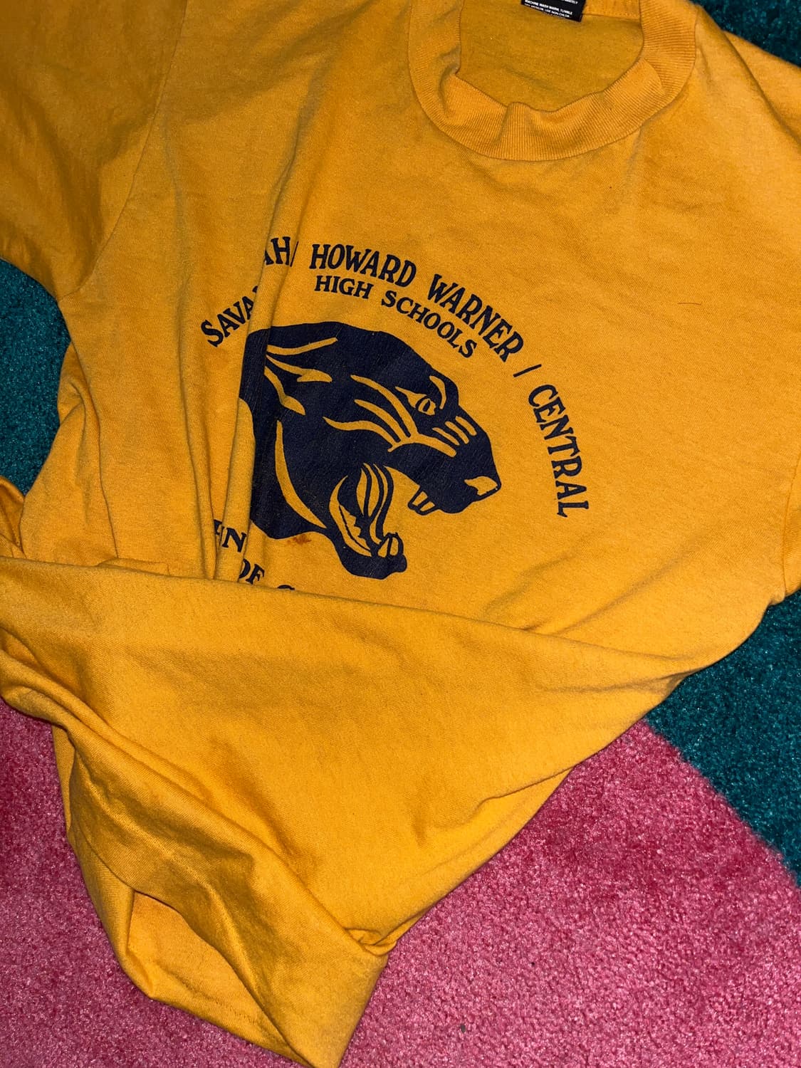 90’s Made in usa t-shirts black panther 상품이미지1