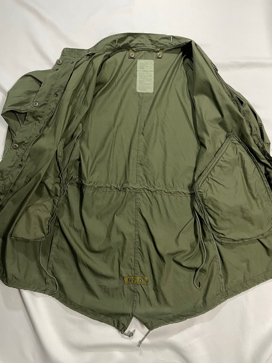 80‘s 미군 M65 피쉬테일 파카  상품이미지4