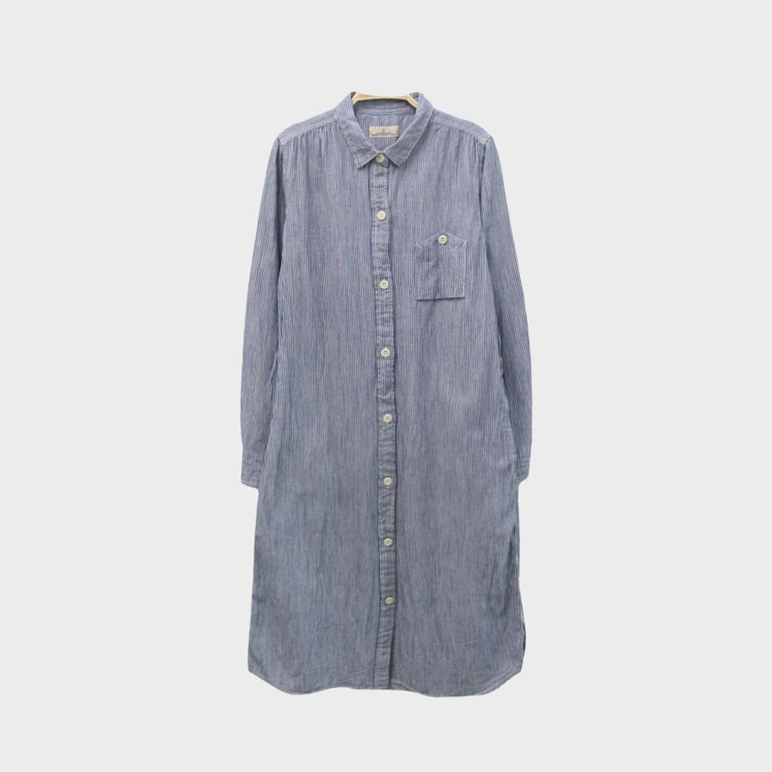 JAPAN BLUE JEANS 스트라이프 롱 셔츠 65439 상품이미지1