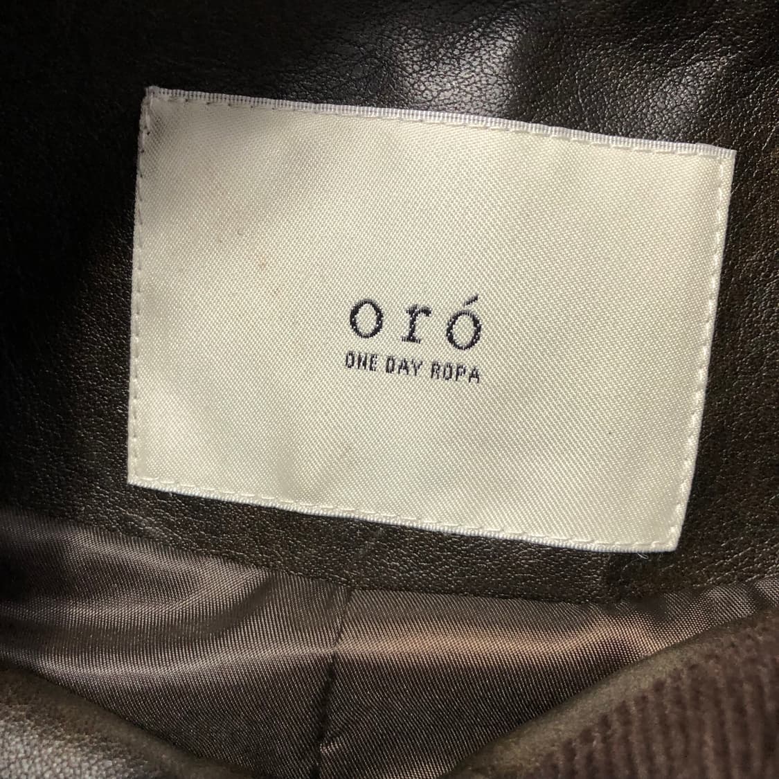 오로 레더자켓 상품이미지5