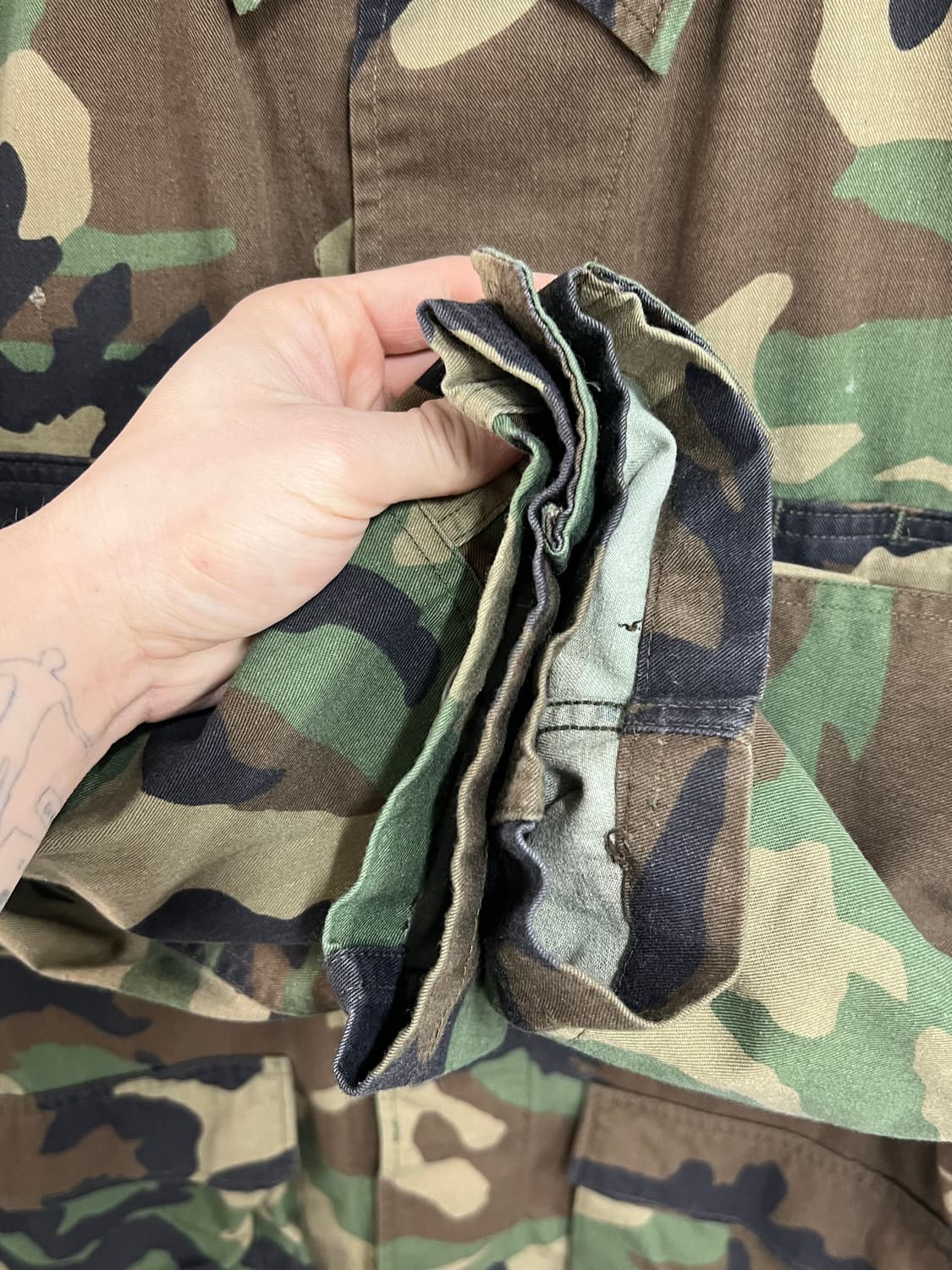 Military 밀리터리 오리지널 우드랜드 BDU 레귤러 카모 자켓 상품이미지4