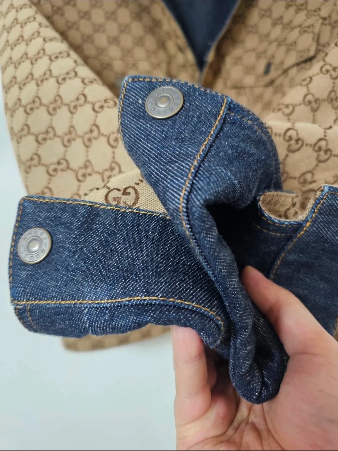 구찌 GG 리버시블 데님 재킷(48/100/새상품급) 상품이미지7