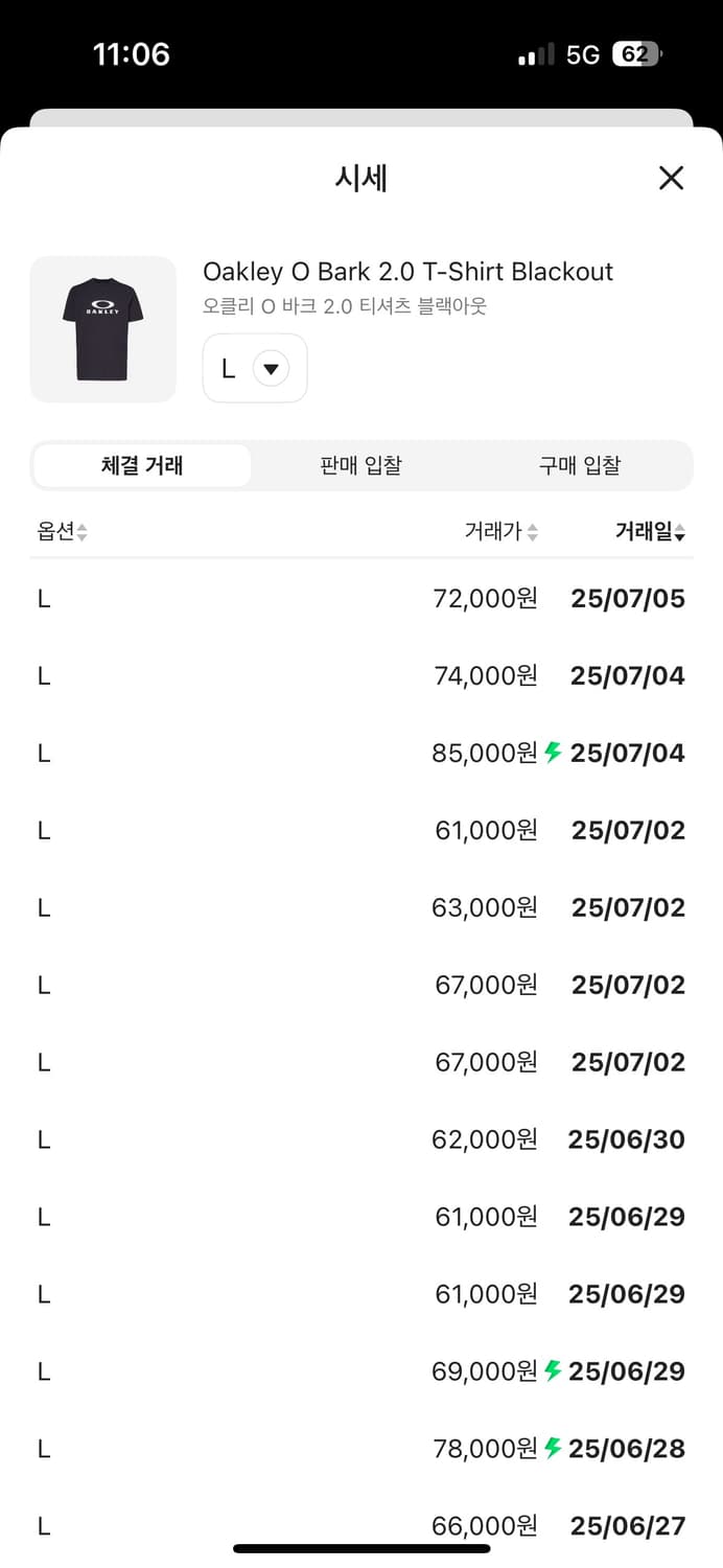 오클리 O 바크 반팔 상품이미지2