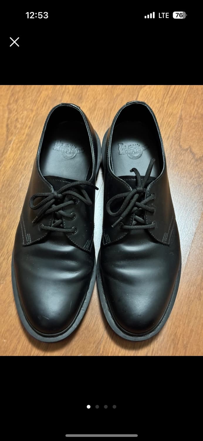 닥터마틴 블랙 모노 280 (3회실착) 상품이미지1