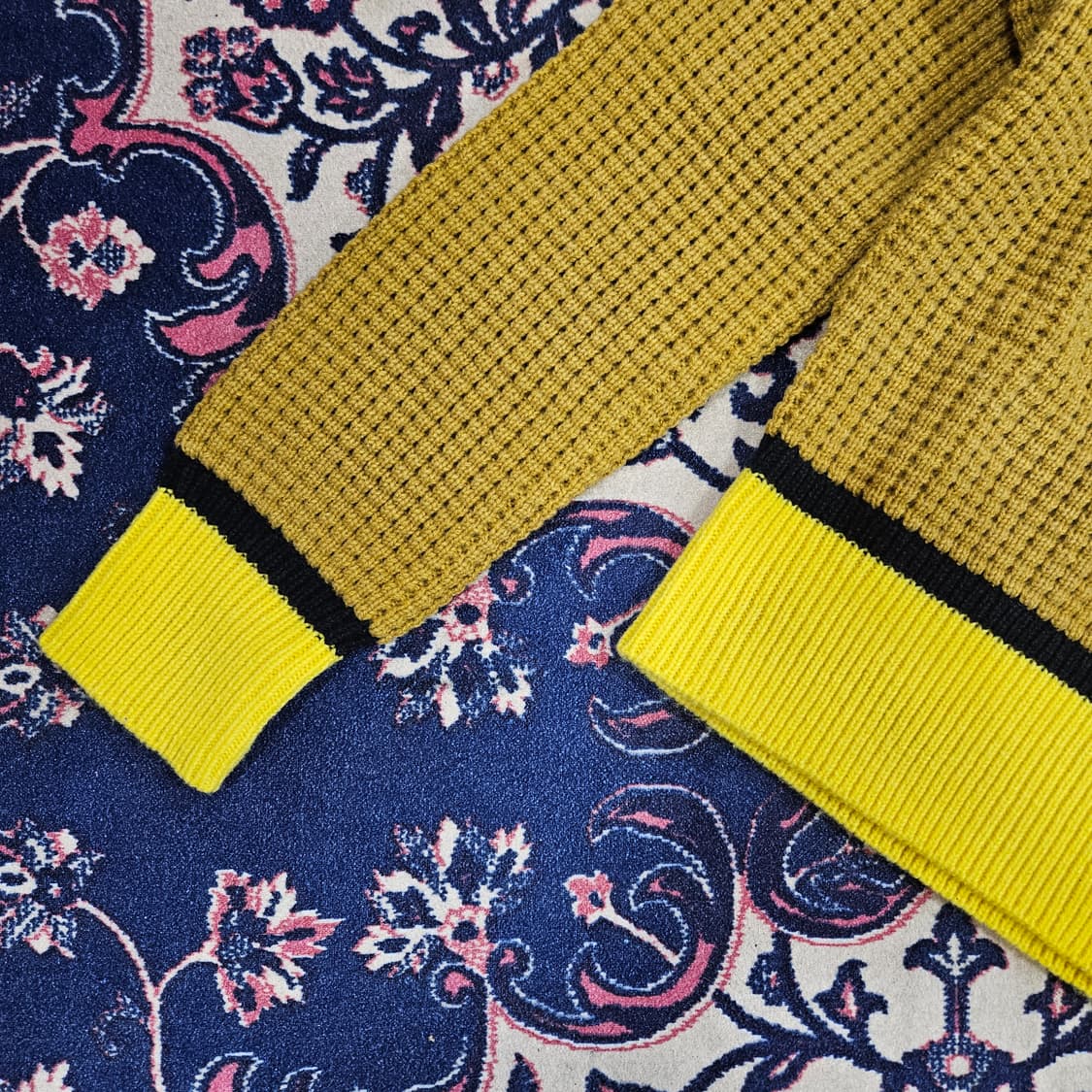 (새상품) 마르니 x 유니클로 22FW 와플 배색 니트 L size 상품이미지2