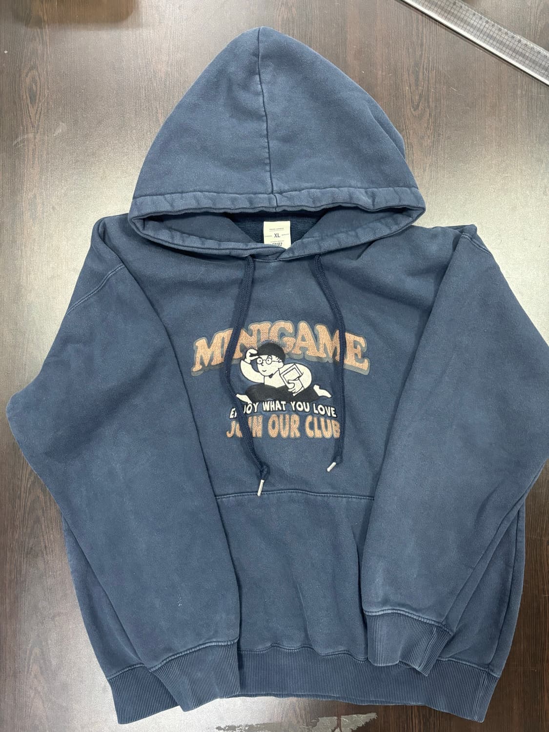 페플 기모 후드티 XL 네이비 상품이미지1