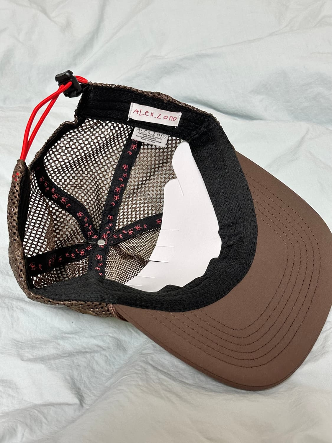 [새상품] 알렉스조노 I DID RUNNING 볼캡 모자 상품이미지5