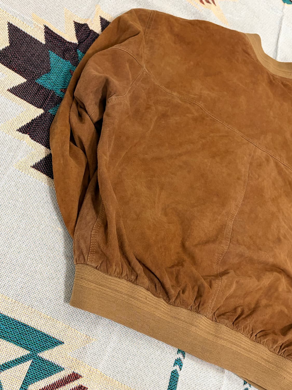 Suede A1 round blouson / 스웨이드 봄버 블루종 상품이미지8