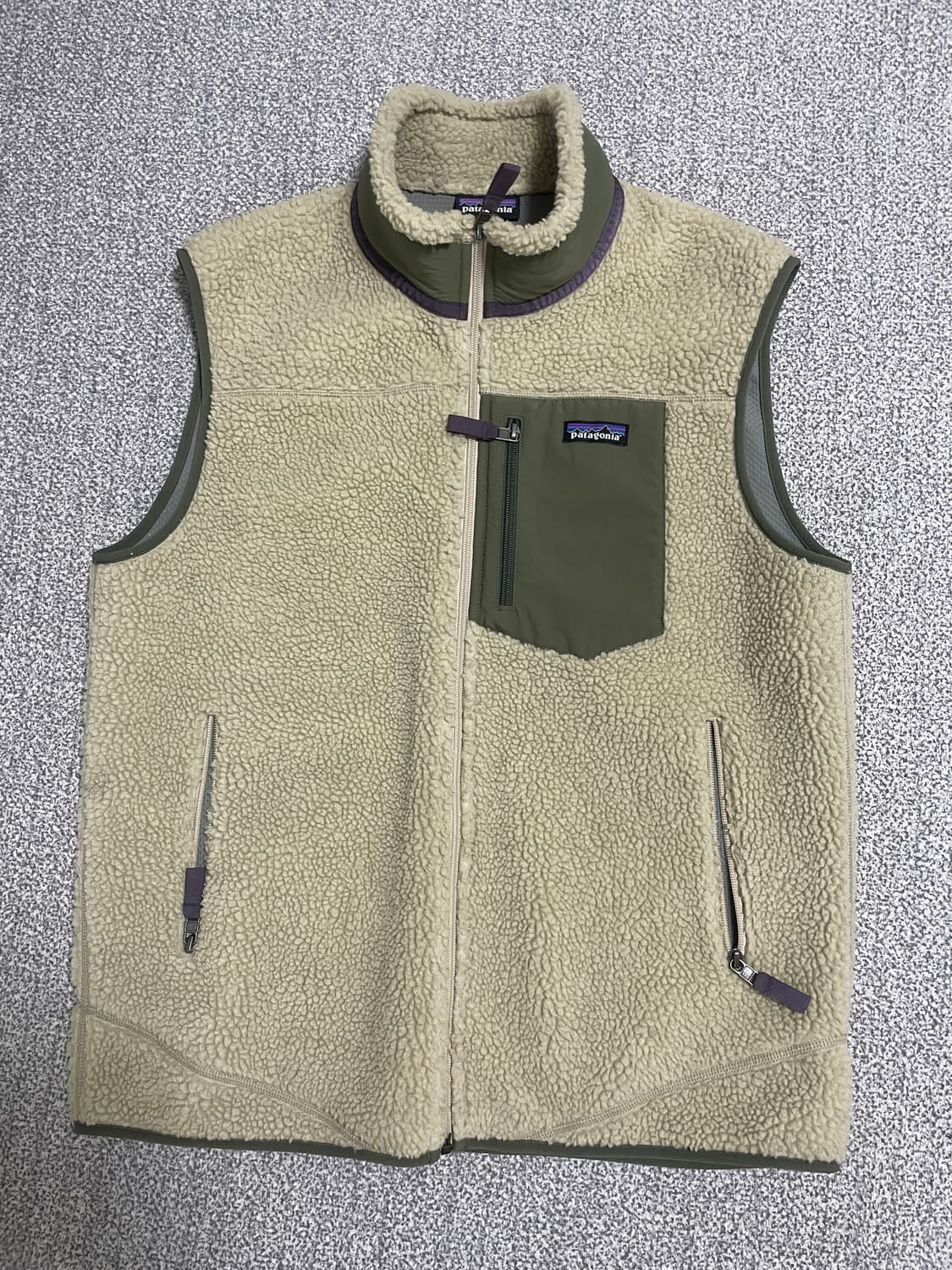 [L] 파타고니아 레트로x 베스트 조끼 아이보리 펠리컨 상품이미지1