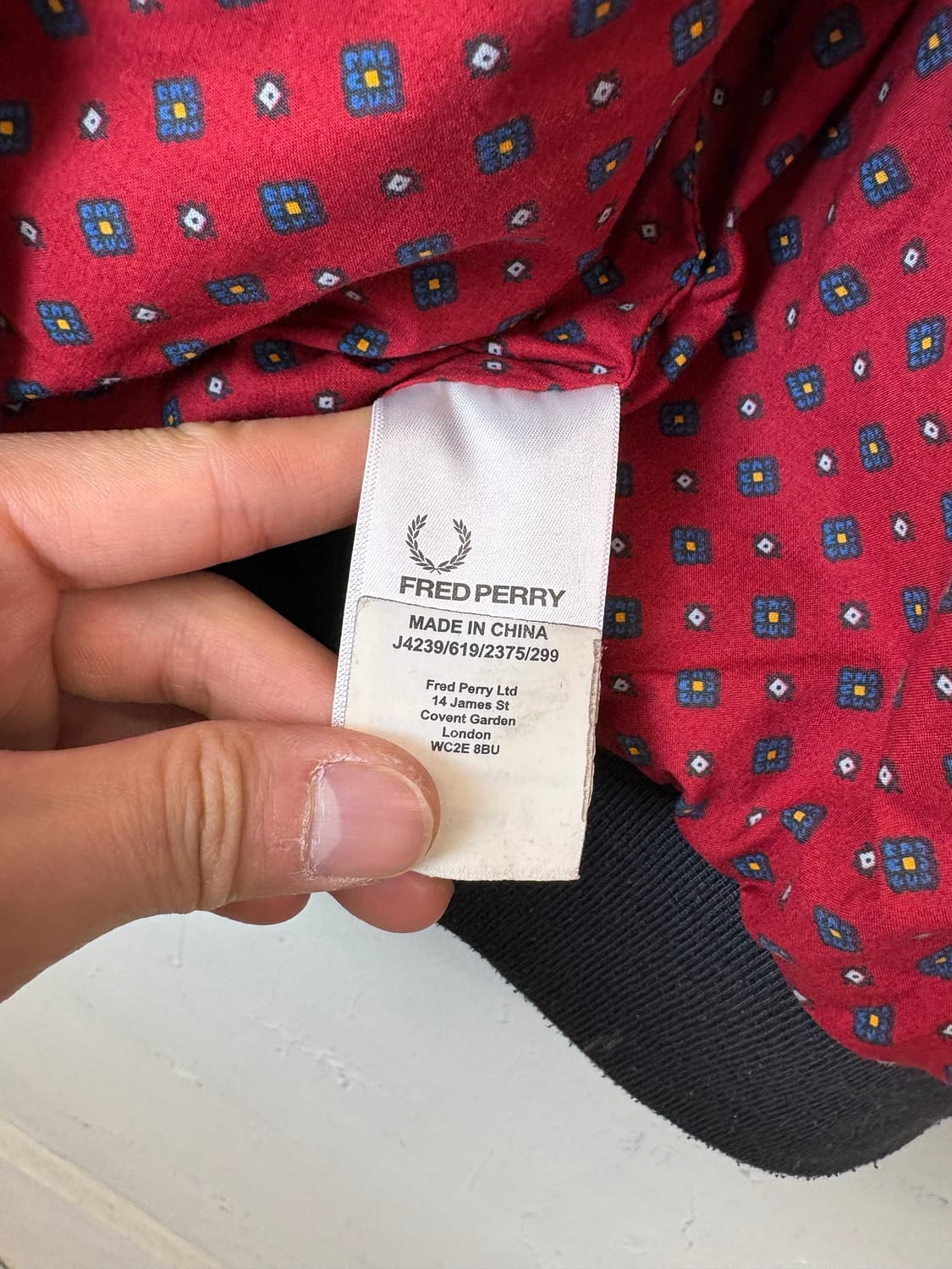 프레드페리 드레익스 페이즐리 헤링턴 자켓 상품이미지7