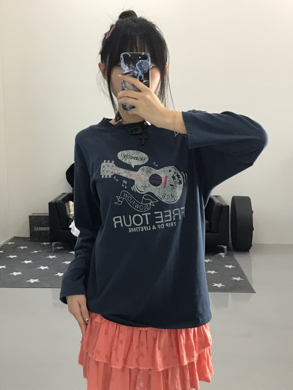 Jpn Kitsch Graphic Long Sleeve T-Shirts 상품이미지1
