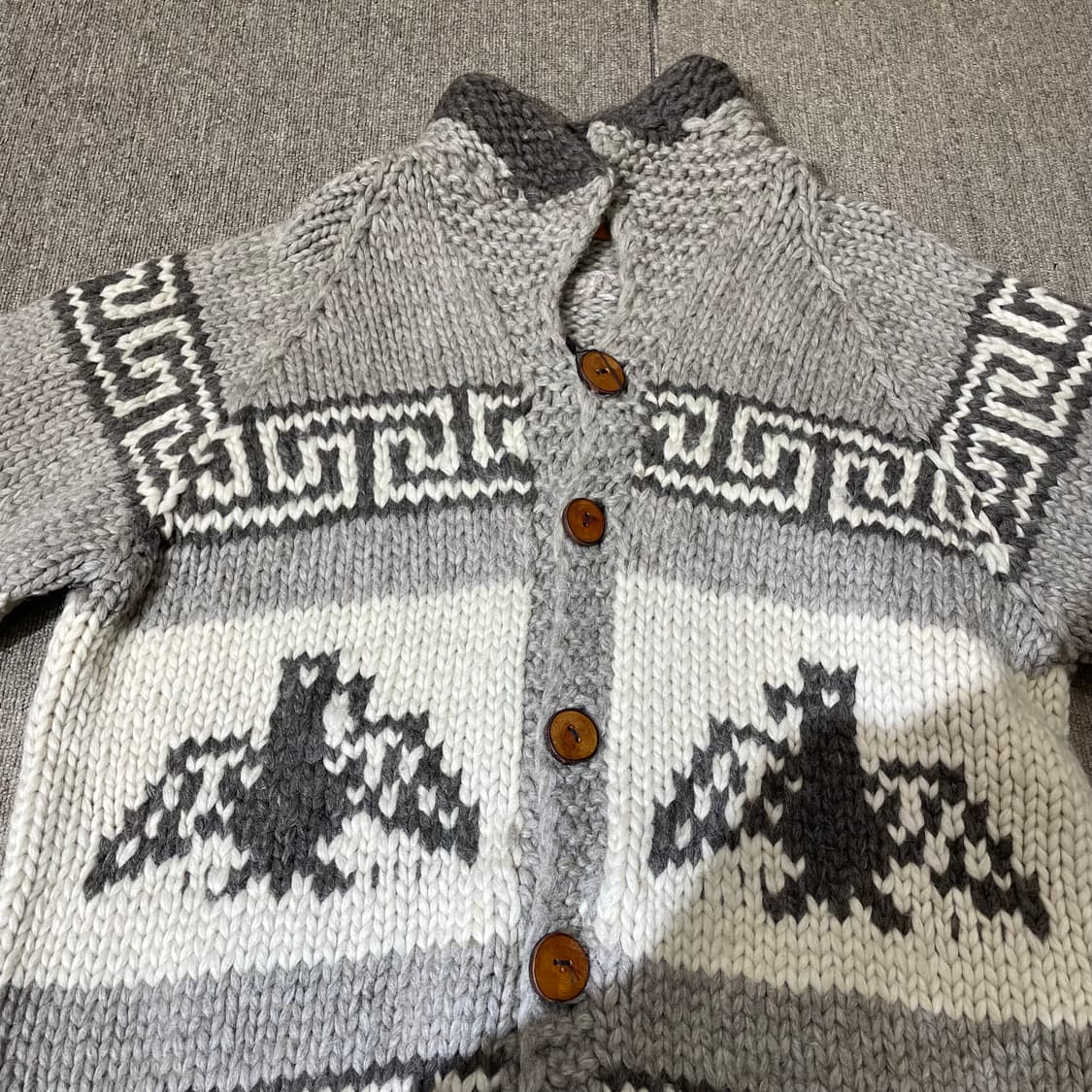  (L) Cowichan 코위찬 니트 가디건 상품이미지3