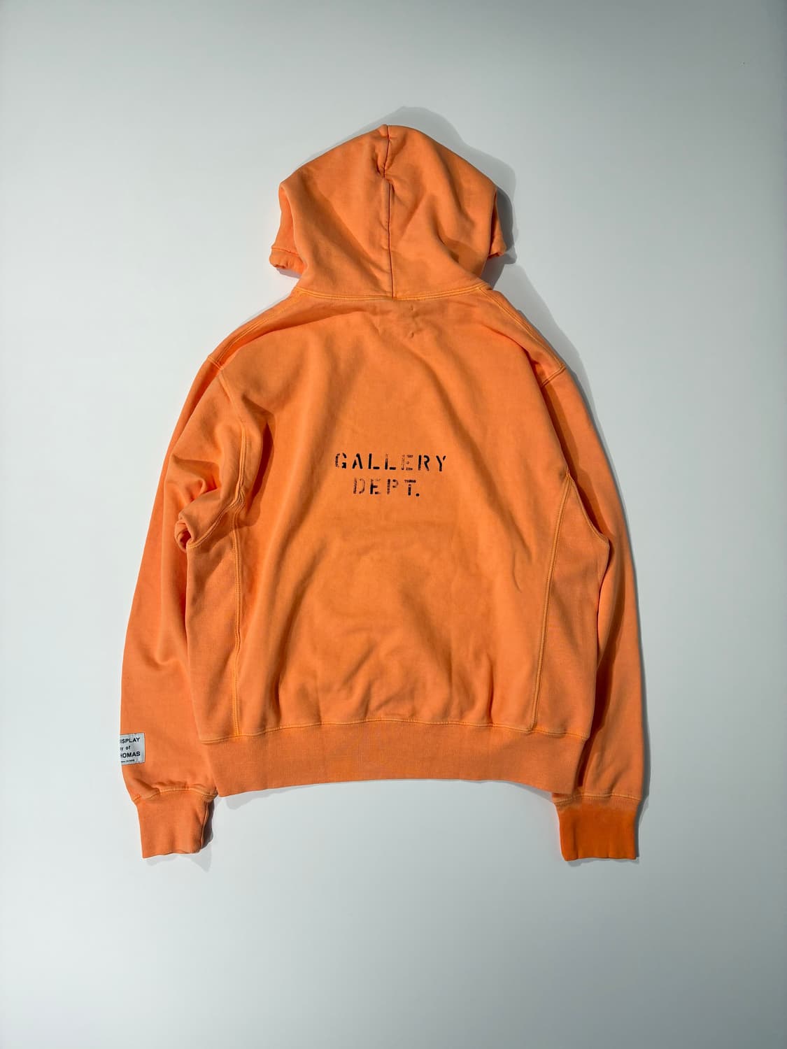 갤러리 디파트먼트 DEPT 로고 후드 티셔츠 플로 오렌지 L사이즈 상품이미지4