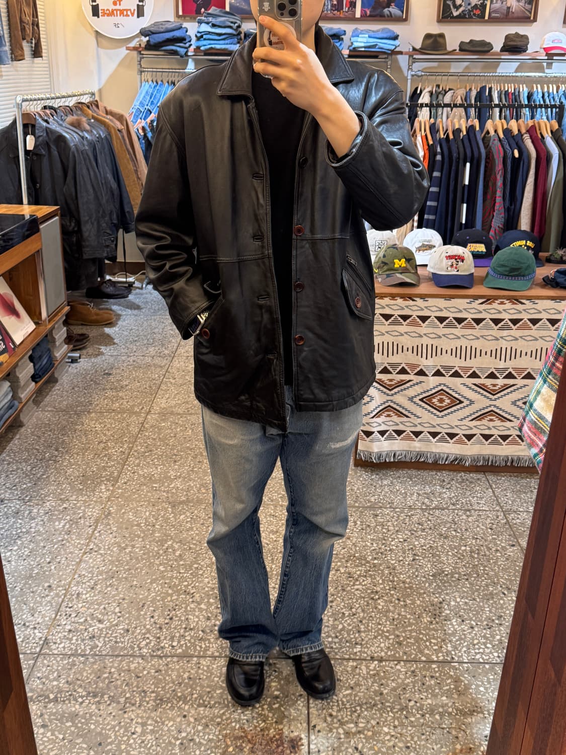 빈티지 램스킨 카코트(O56) 상품이미지7