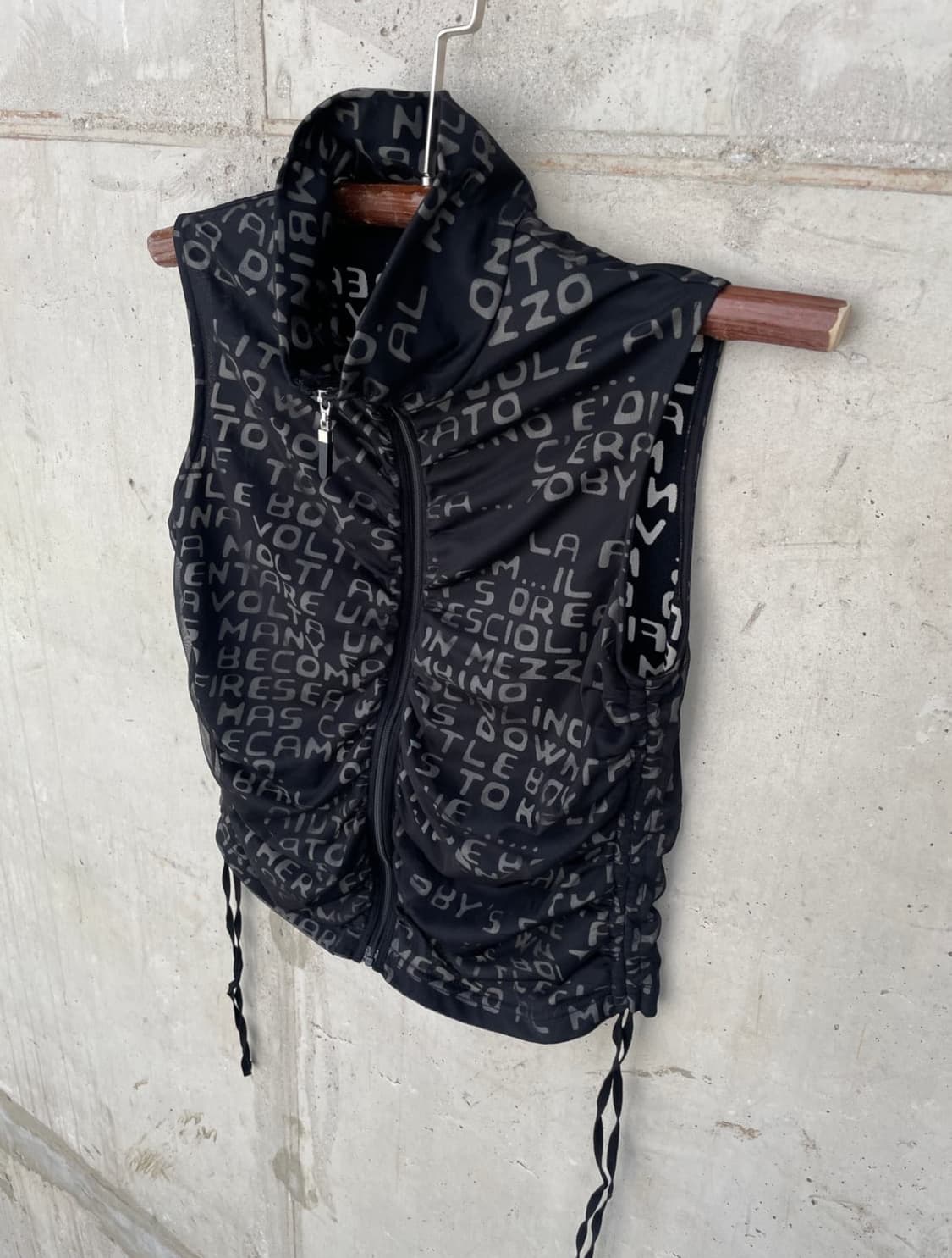 Vintage lettering vest 상품이미지4
