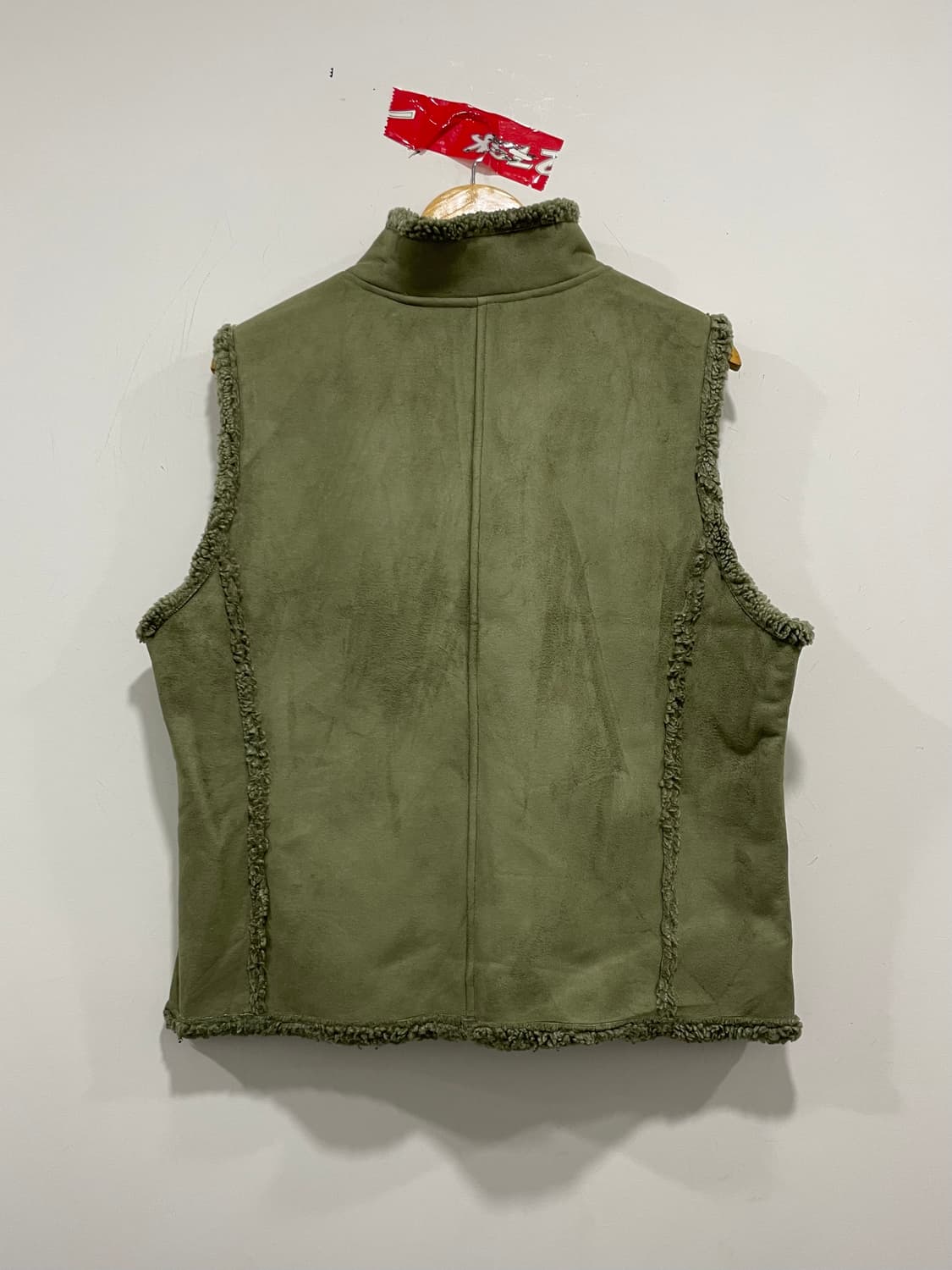 (빈티지)LL Bean 엘엘빈 베스트 퍼 트리밍 셰르파 무스탕 베스트 상품이미지4